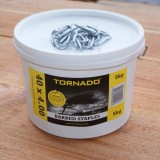 Tornado® krammen 40X4.00mm 5kg (met weerhaak)