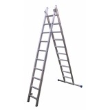 Maxall Reform Ladder 2-delig recht 5,50m met stabiliteitsbalk + toprol
