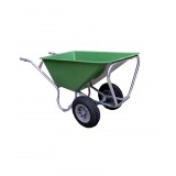 Stal Kruiwagen PRO 160L PE Kunststof Dubbel Wiel