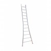 Maxall Ladder enkel uitgebogen 6 sporten 1,75m 65mm