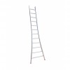 Maxall Ladder enkel uitgebogen 6 sporten 1,75m 65mm