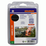 Edma ringkrammen Omega 20 mm 1000 stuks zwart